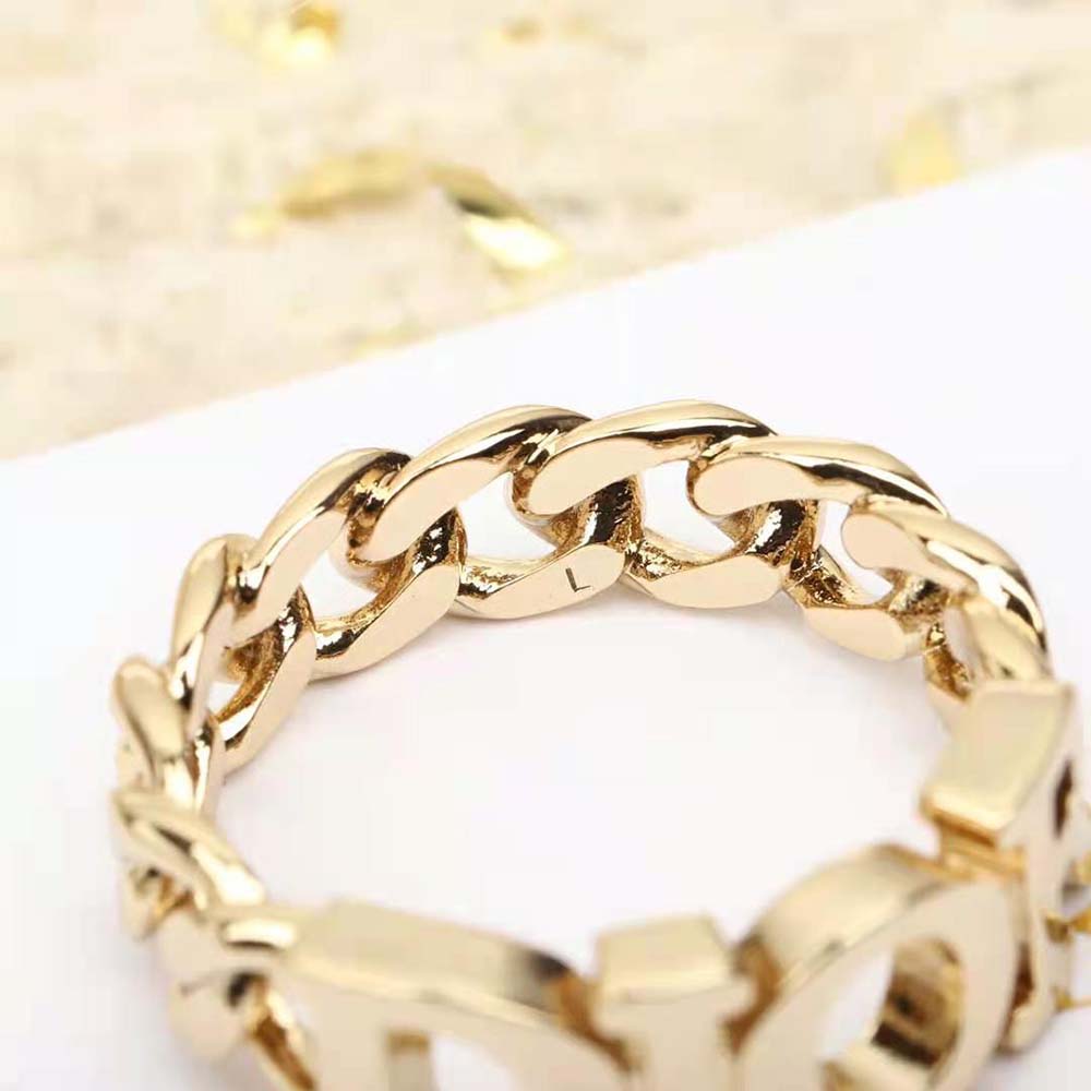 Dior Women Dio(r)evolution Ring Gold-Finish Metal - image 7