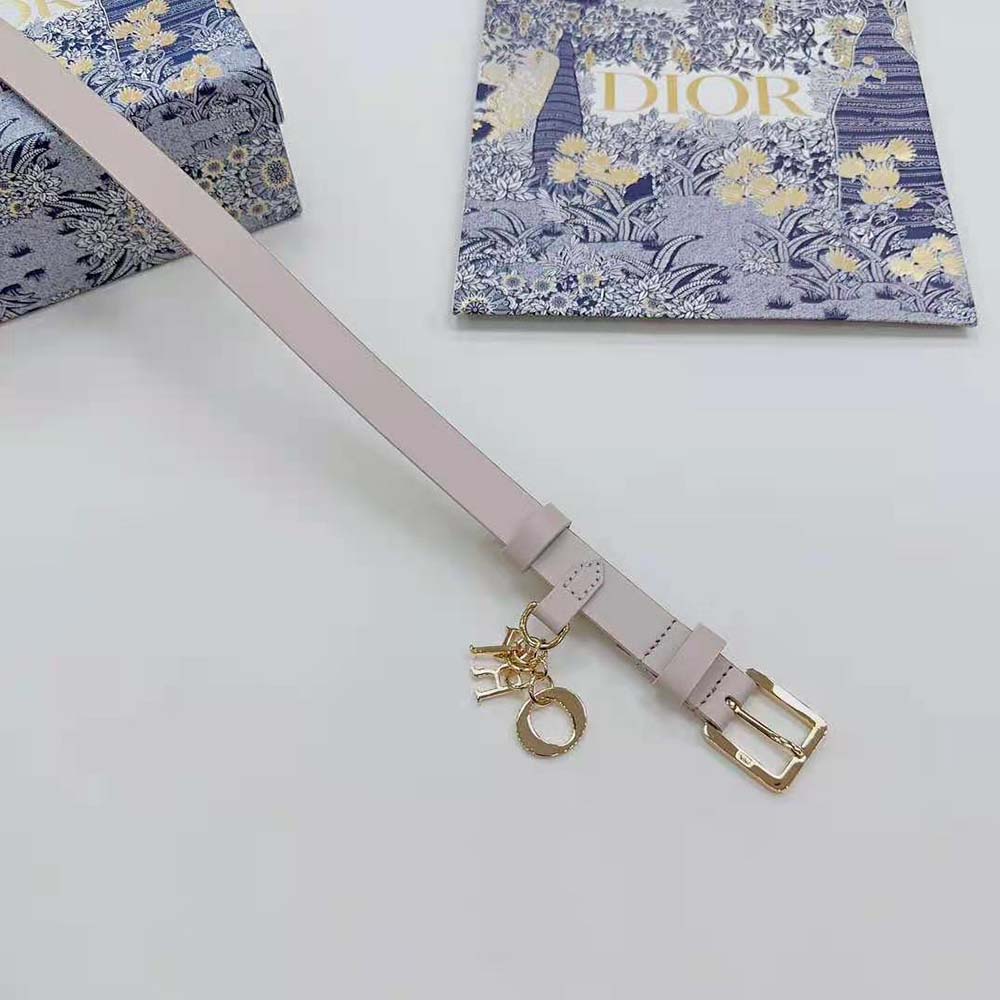 Dior Women Miss Dior Belt White Smooth Calfskin 20 MM - image 6