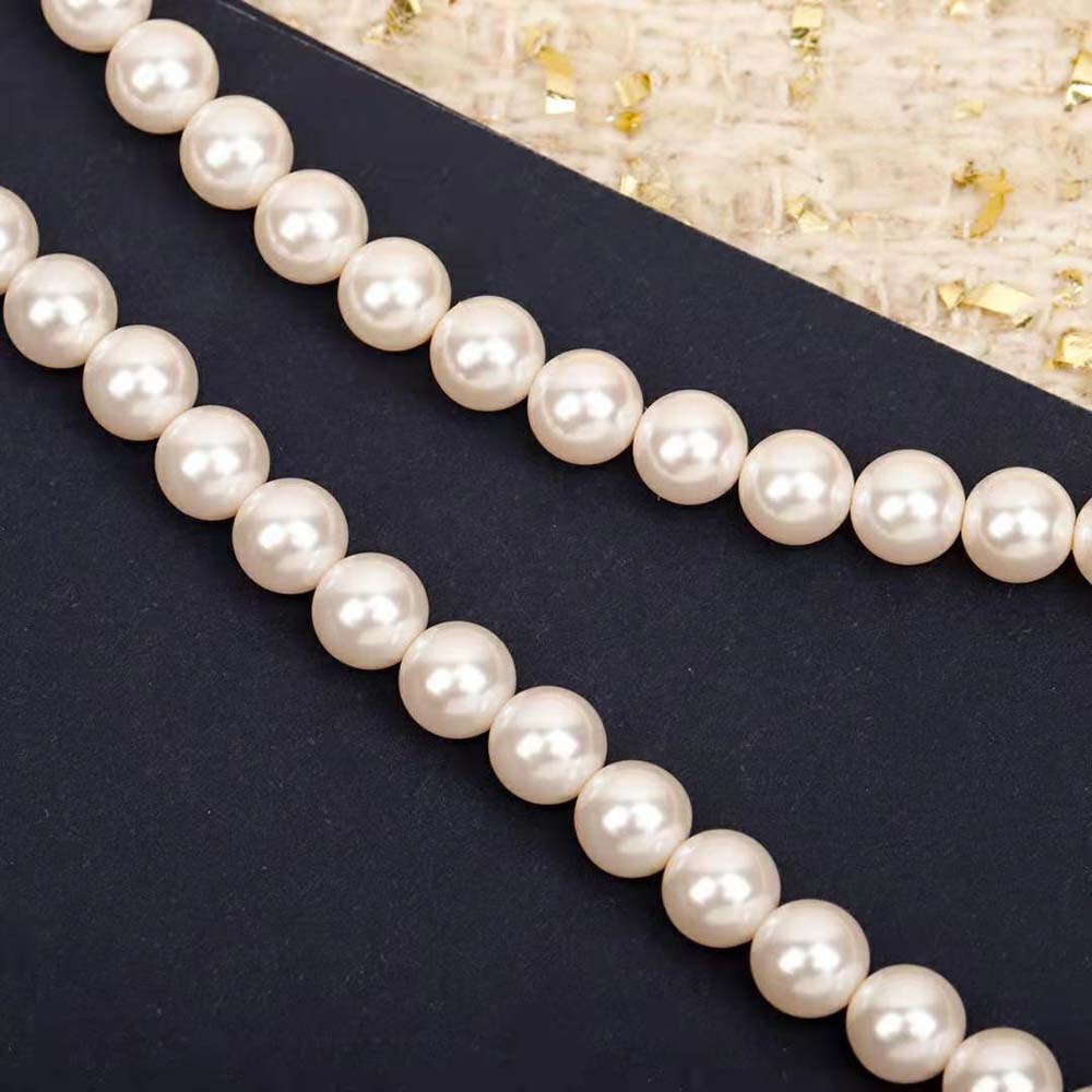 Dior Women Plan De Paris Choker Gold-Finish Metal and White Resin Pearls - image 6