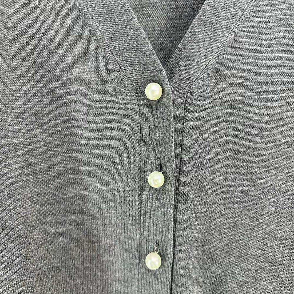 Dior Women Twin-set Gray Cashmere Knit - image 7