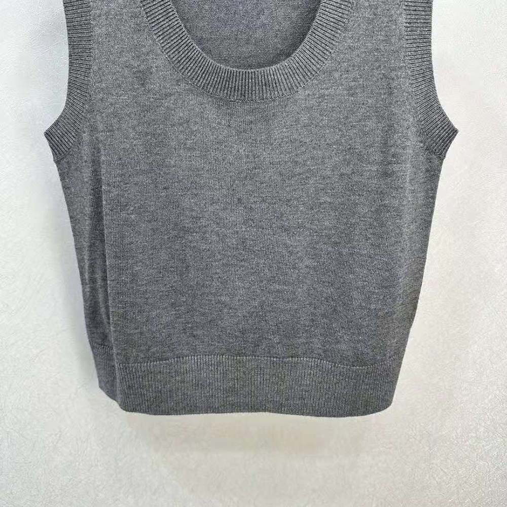 Dior Women Twin-set Gray Cashmere Knit - image 6