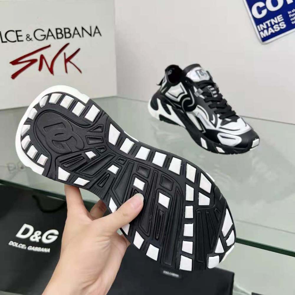 Dolce Gabbana D&G Men Mesh Fast Sneakers-Black - image 8