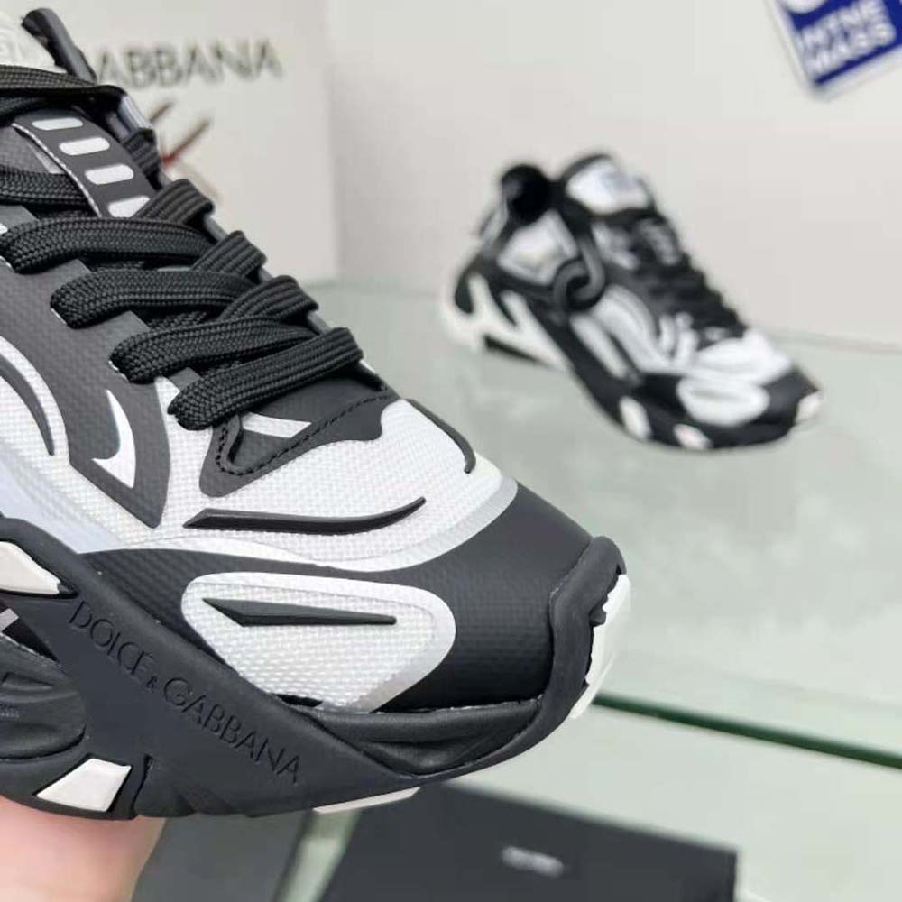 Dolce Gabbana D&G Men Mesh Fast Sneakers-Black - image 5