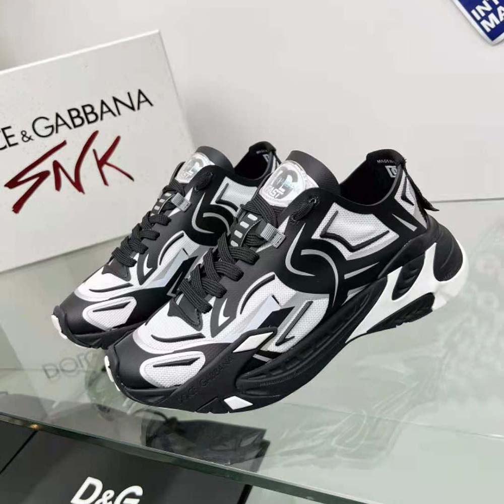 Dolce Gabbana D&G Men Mesh Fast Sneakers-Black - image 4