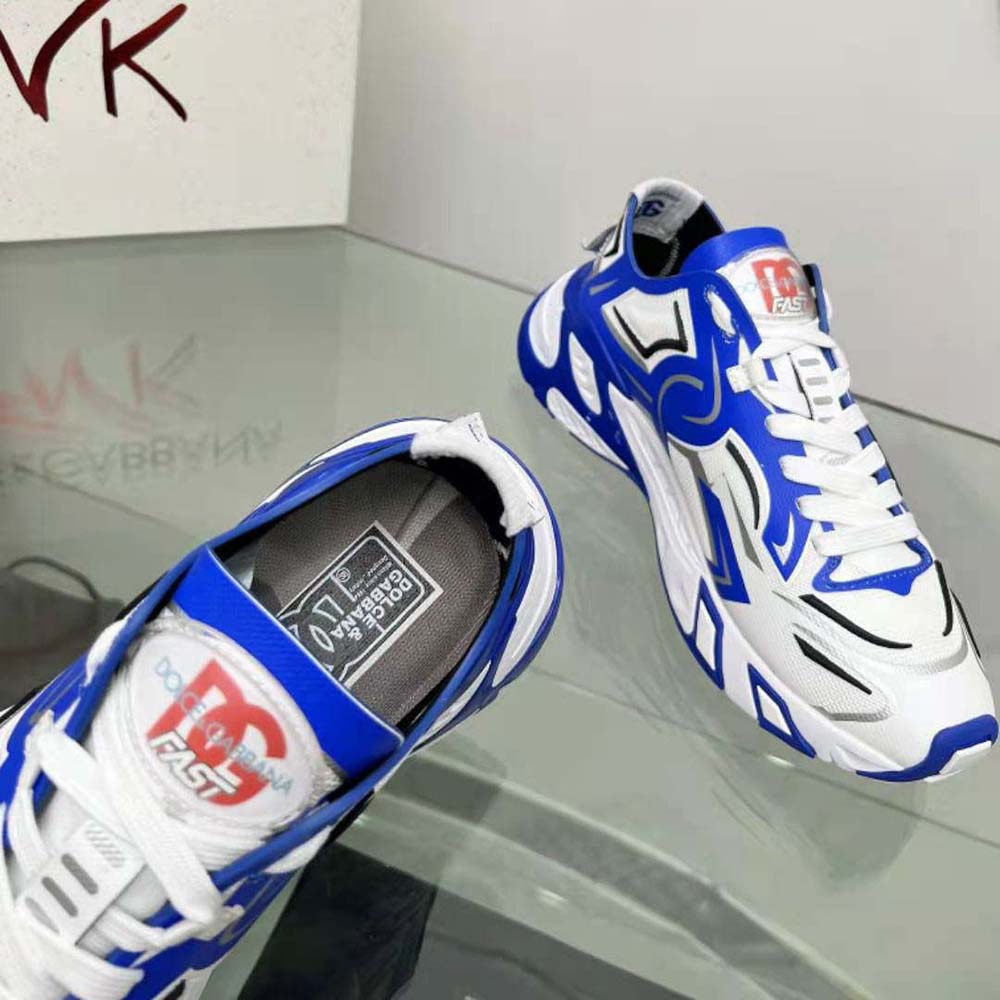 Dolce Gabbana D&G Men Mesh Fast Sneakers-Blue - image 7