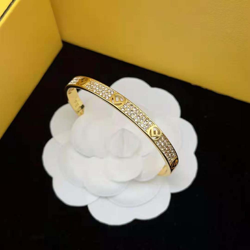 Fendi Women F Is Fendi Bracelet Gold-coloured - image 4