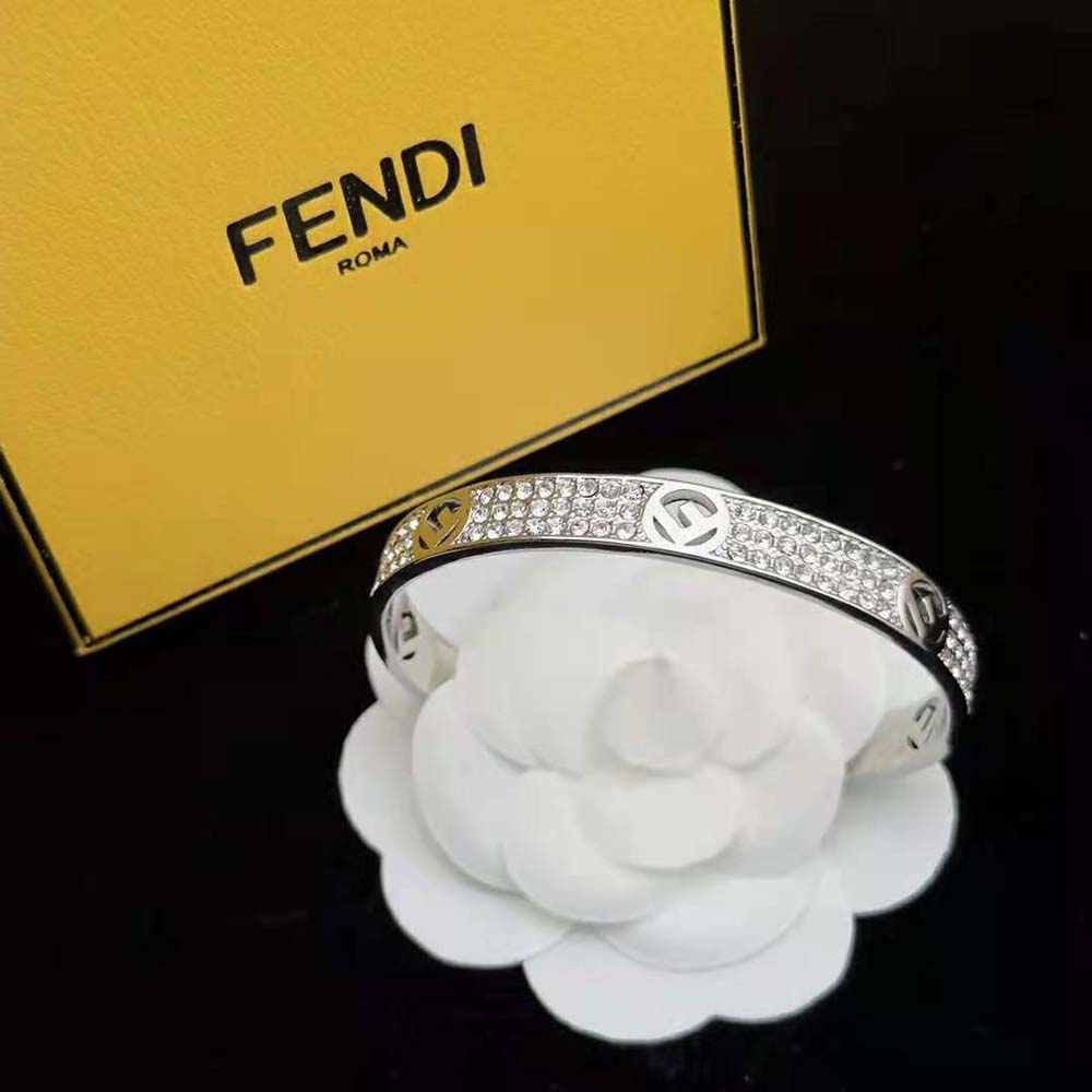 Fendi Women F Is Fendi Bracelet Silver-coloured - image 4