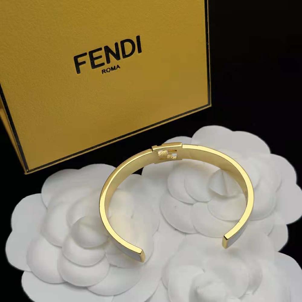 Fendi Women Forever Fendi Bracelet Gold-colored-White - image 5