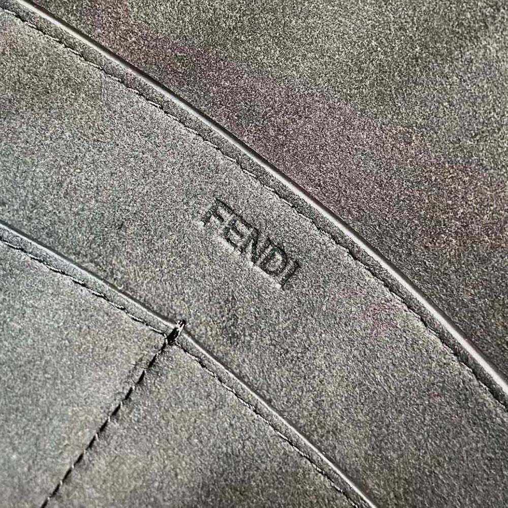 Fendi Women Origami Medium Brown FF Jacquard Fabric Bag That Can be Transformed - image 9