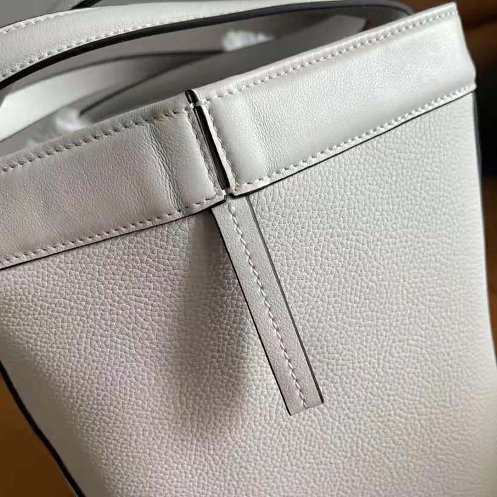 Fendi Women Origami Medium White Leather Bag That Can be Transformed - image 9