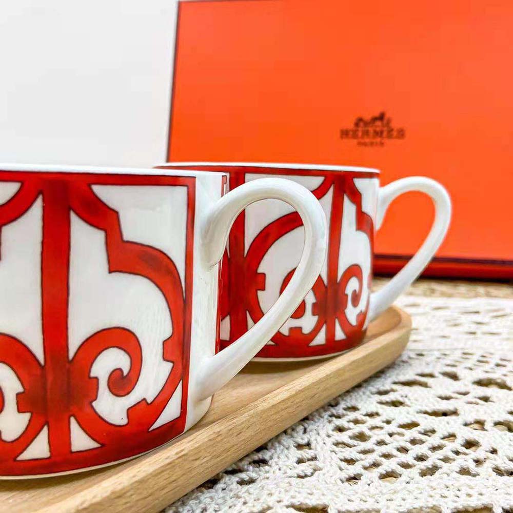Hermes Unisex Balcon Du Guadalquivir Tea Cup and Saucer - image 7