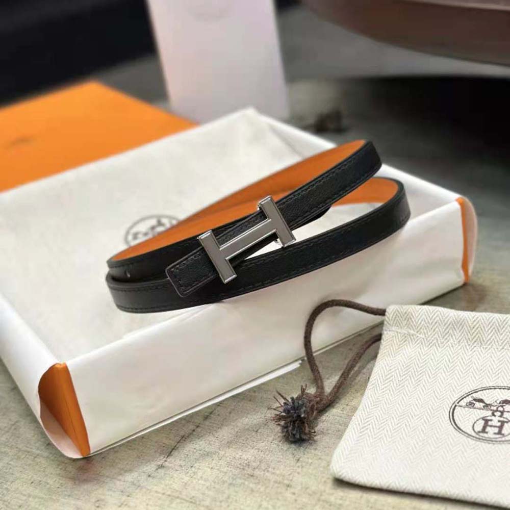 Styled shot of Hermes Women Focus Belt Buckle on tailored outfit