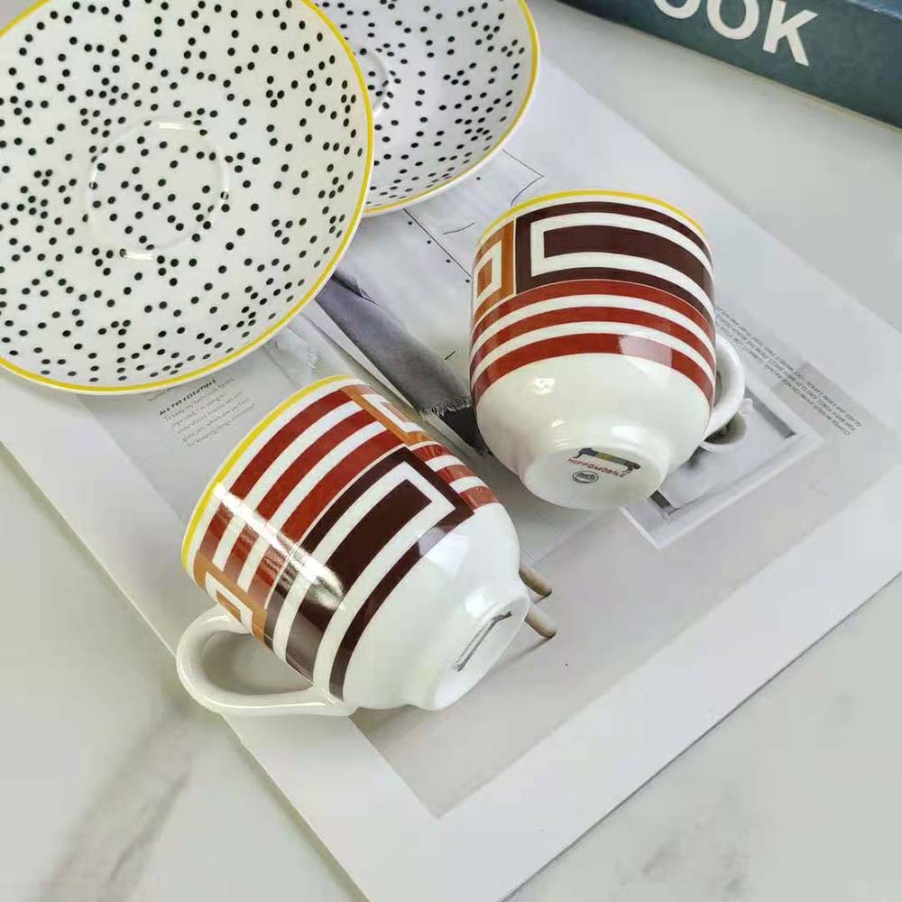 Hermes Unisex Hippomobile Coffee Cup and Saucer n°1 - image 6