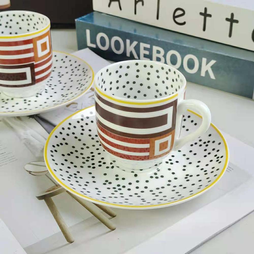 Hermes Unisex Hippomobile Coffee Cup and Saucer n°1 - image 5