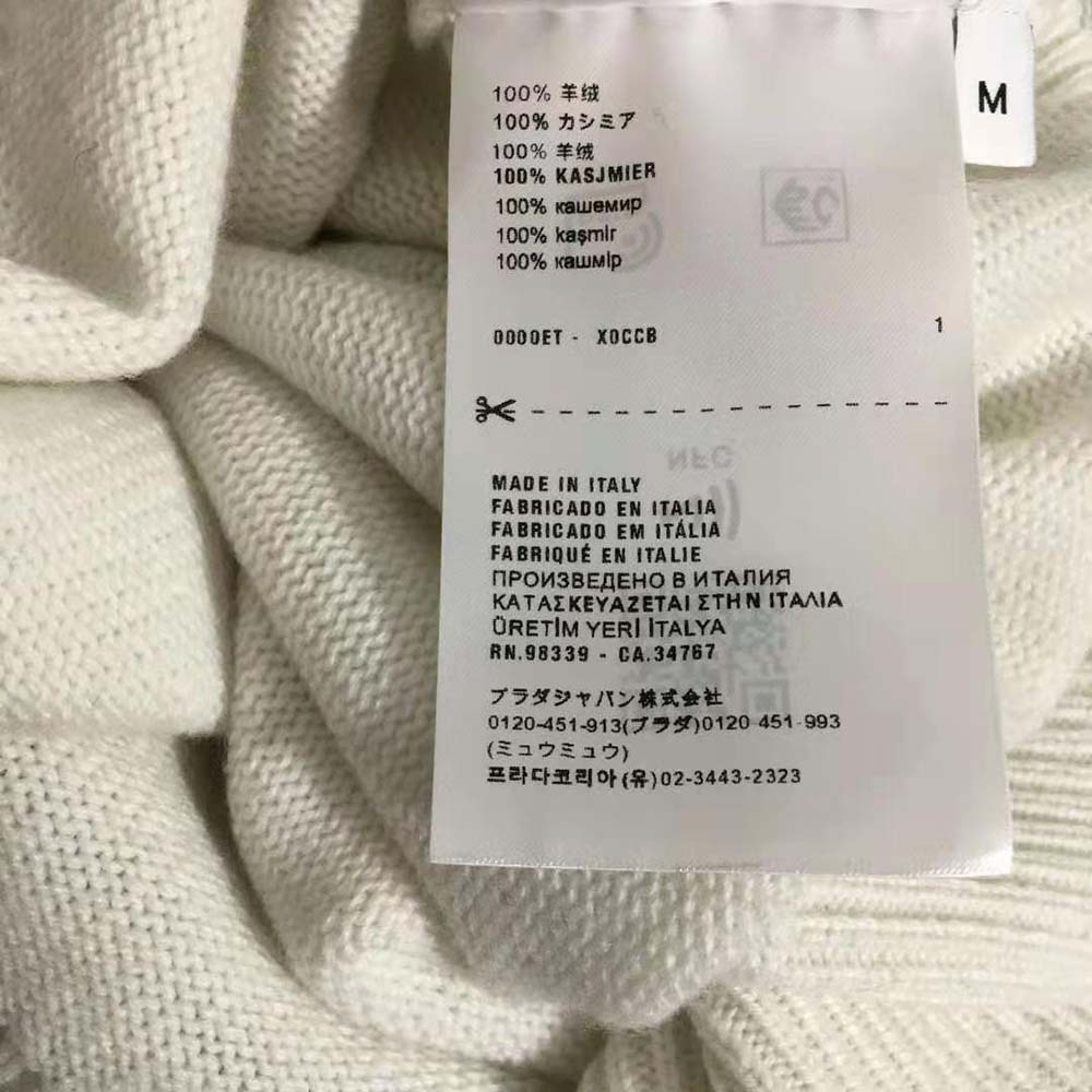 Miu Miu Women Cashmere Crew-neck Sweater - image 10