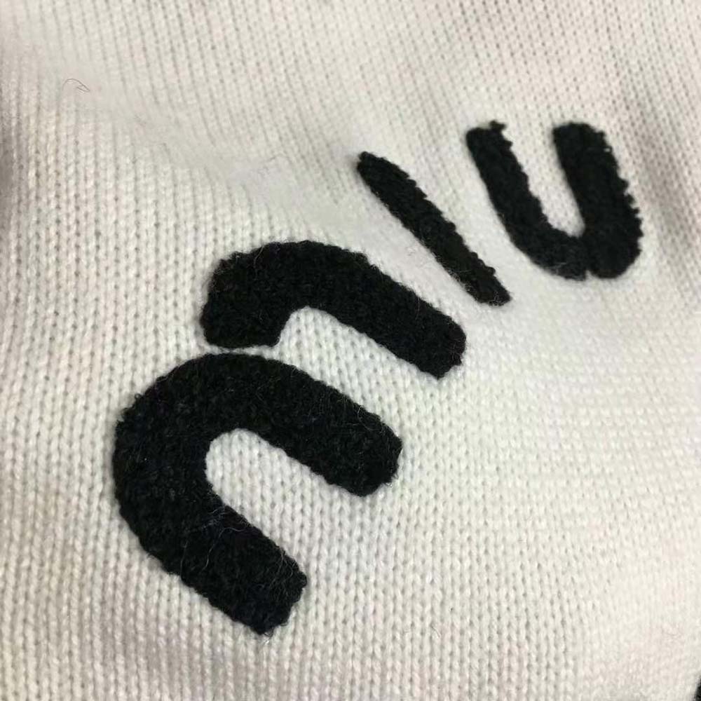 Miu Miu Women Cashmere Crew-neck Sweater - image 6