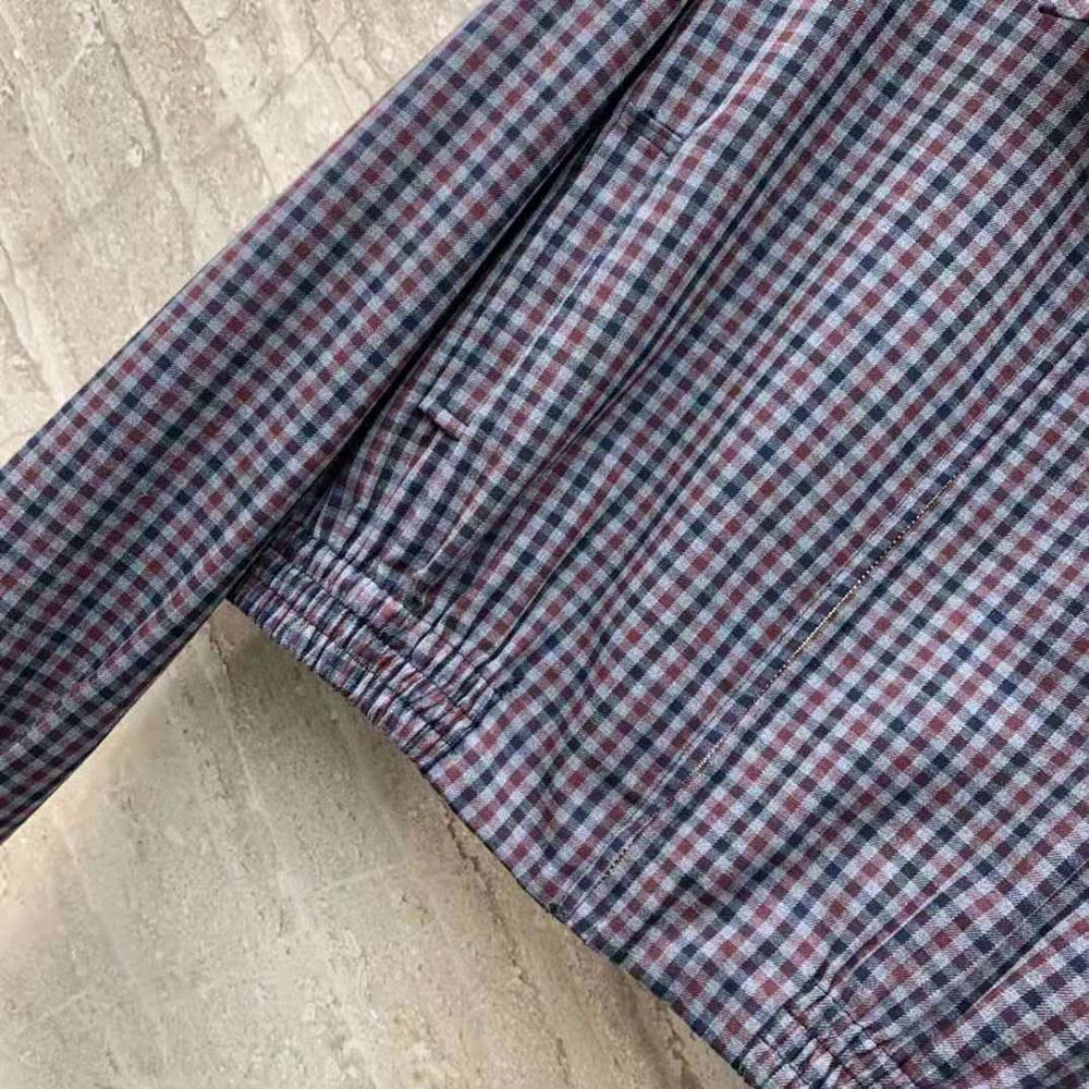 Miu Miu Women Gingham Check Blouson Jacket - image 8