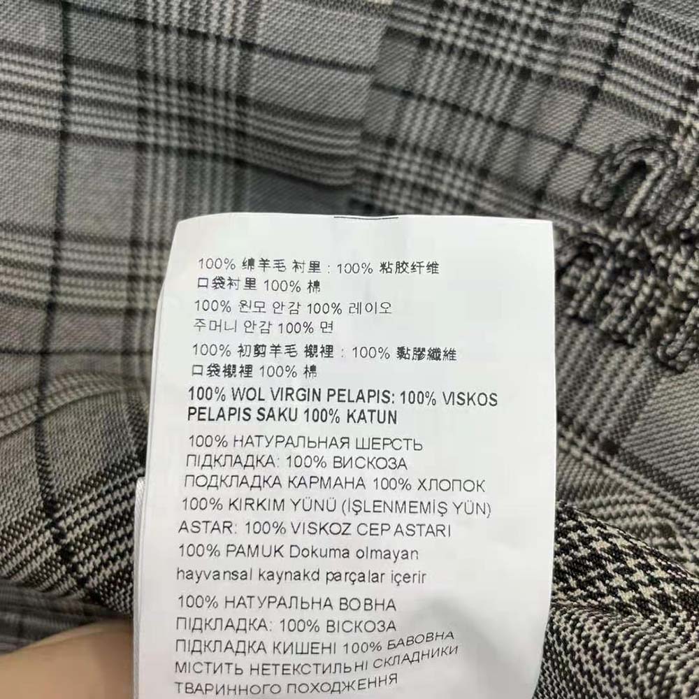 Miu Miu Women Single-breasted Prince of Wales Check Jacket - image 10