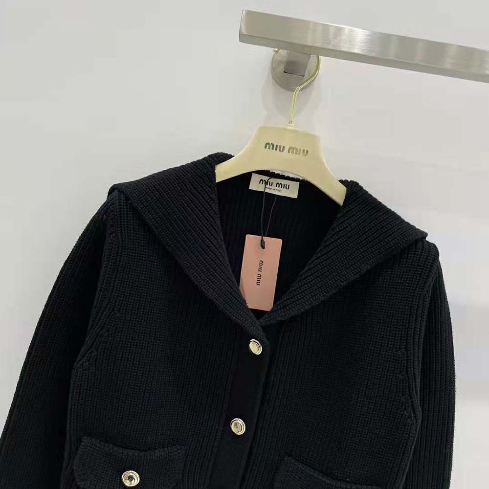 Miu Miu Women Wool Knit Cardigan - image 4