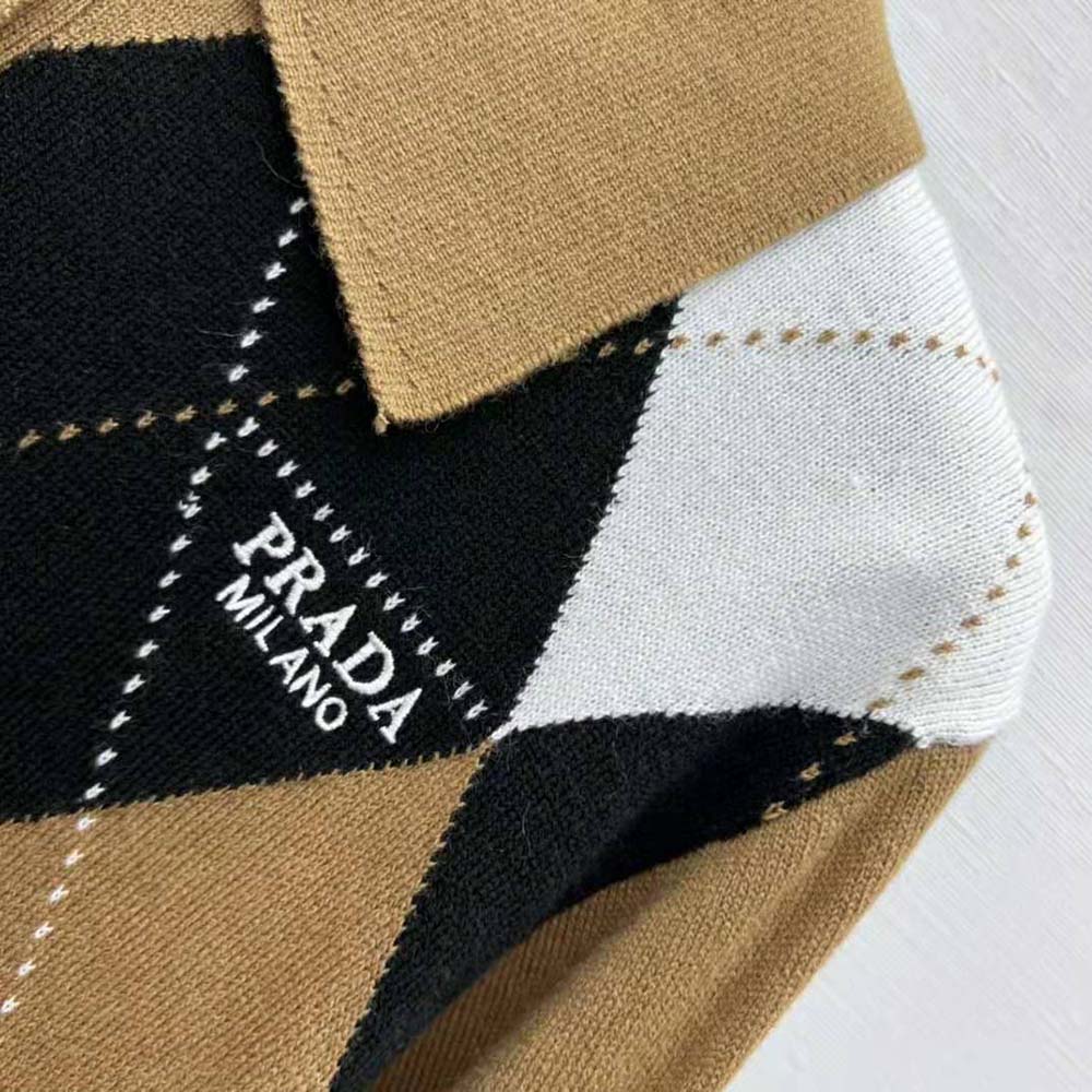 Prada Women Cashmere Polo Shirt - image 6