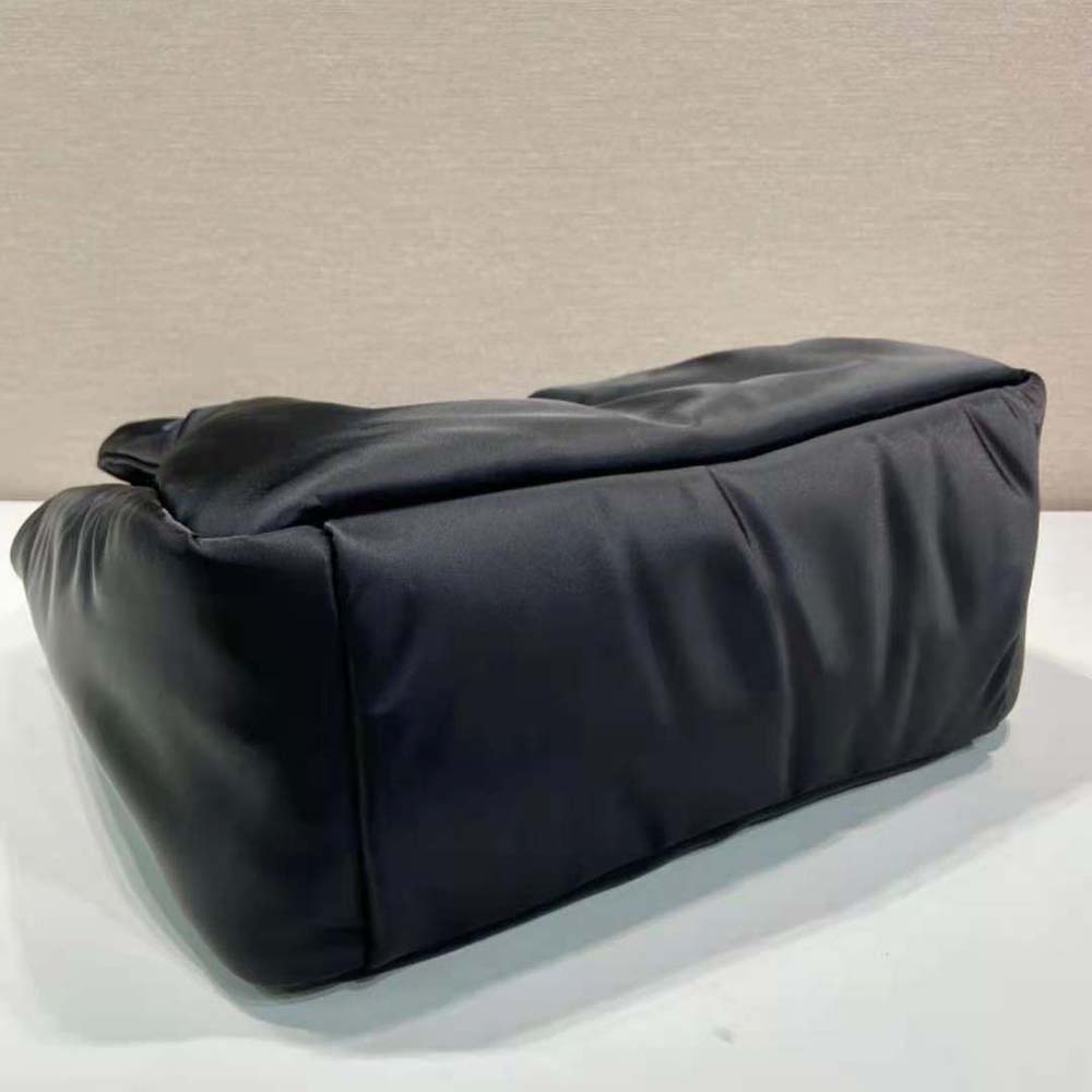 Prada Women Large Padded Re-Nylon Tote Bag-Black - image 4