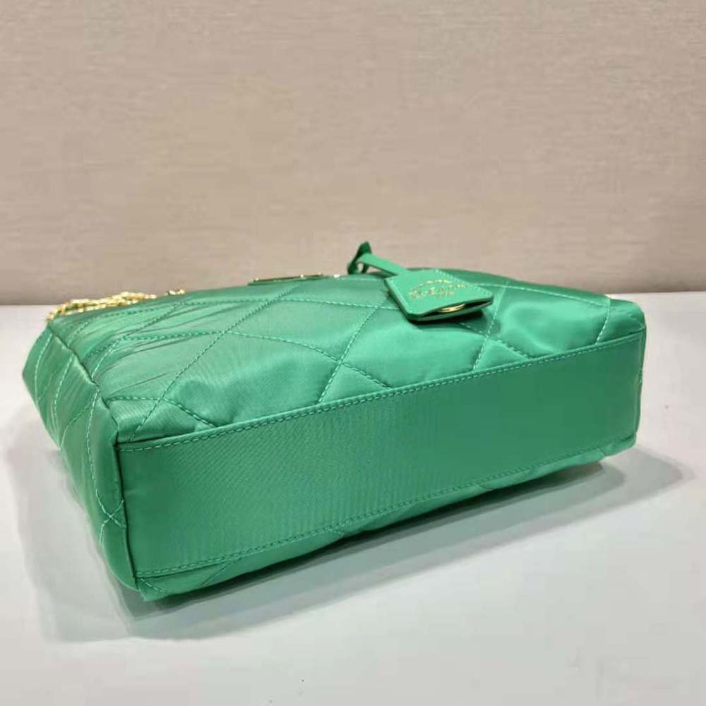 Prada Women Re-Edition 1995 Chaîne Re-Nylon Tote Bag-Green - image 7