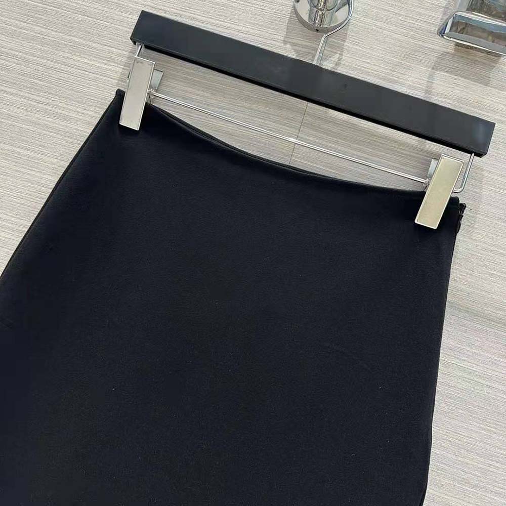 Prada Women Stretch Natté Midi-Skirt - image 5