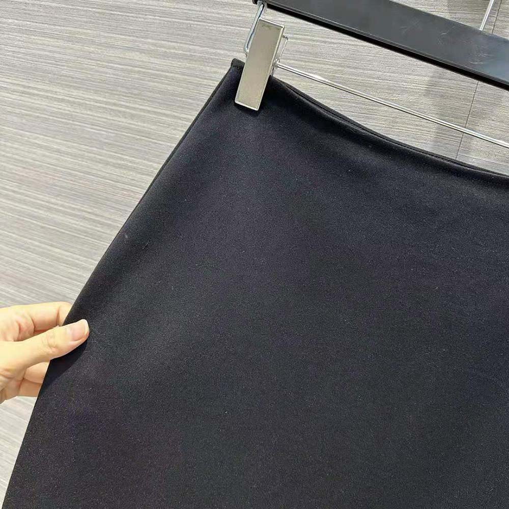 Prada Women Stretch Natté Midi-Skirt - image 7