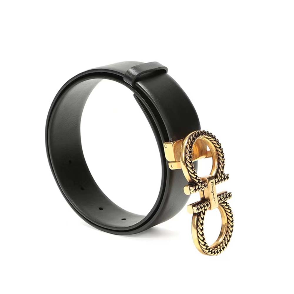 Salvatore Ferragamo Unisex Adjustable Gancini Belt - image 5