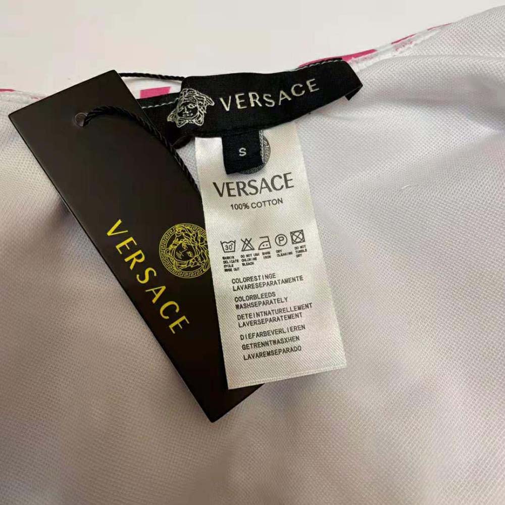 Versace Women Allover One-piece Swimsuit-Red - image 8