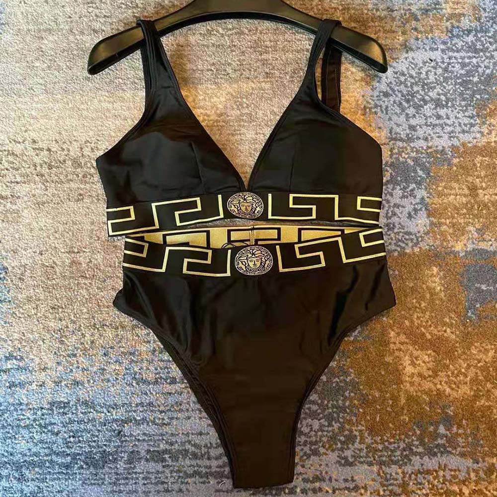 Versace Women Greca Border High Waist Briefs - image 5