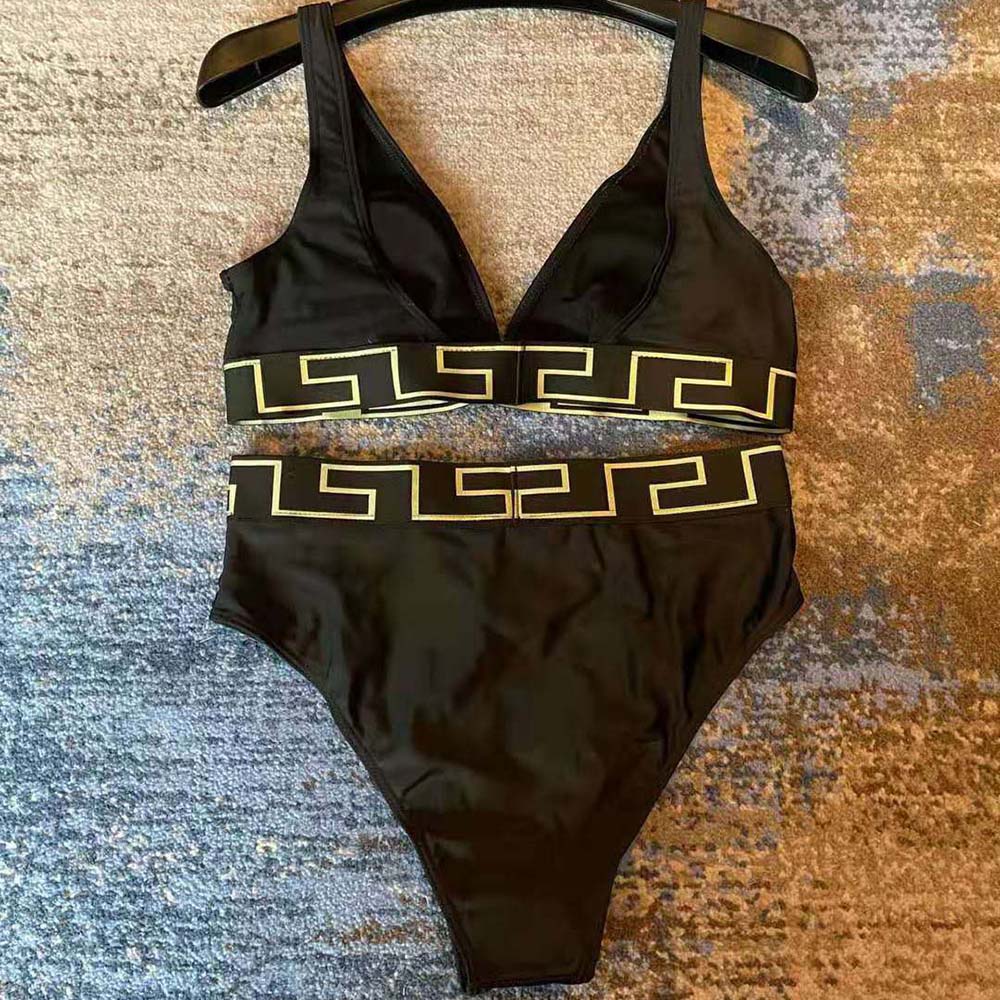 Versace Women Greca Border Triangle Bralette - image 5