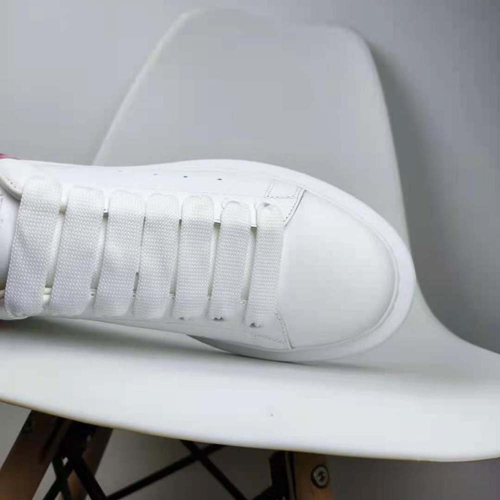 Alexander Mcqueen Women Oversized Sneaker in White/halo Pink - image 8