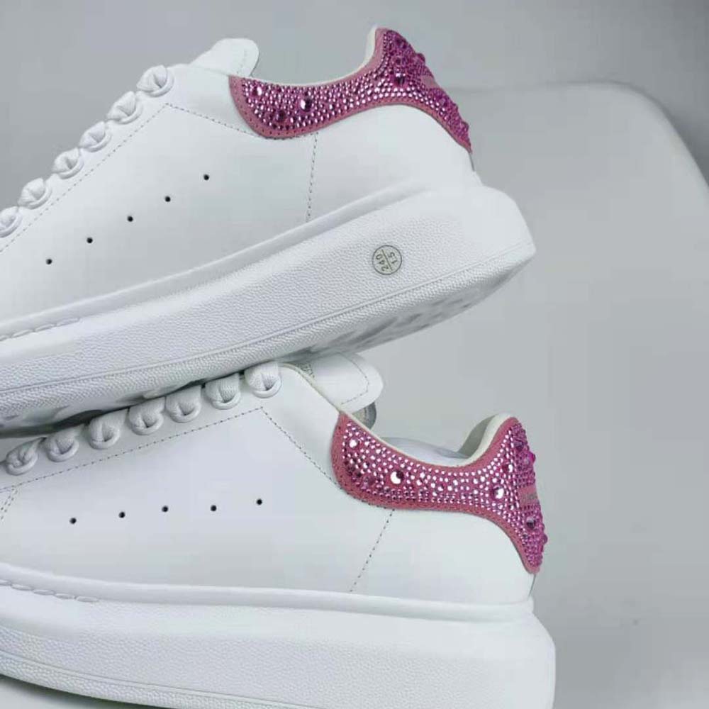 Alexander Mcqueen Women Oversized Sneaker in White/halo Pink - image 5