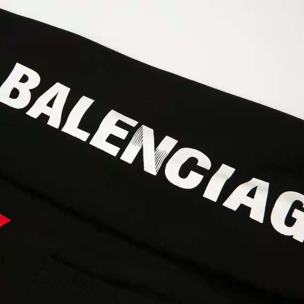 Balenciaga Men Top League Hoodie Oversized in Black - image 8