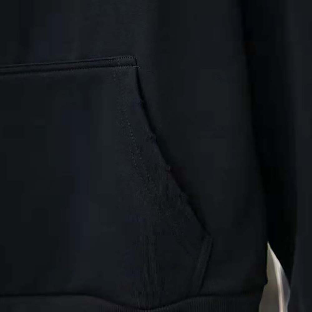 Balenciaga Men Hand-Drawn Balenciaga Hoodie Medium Fit in Black - image 6