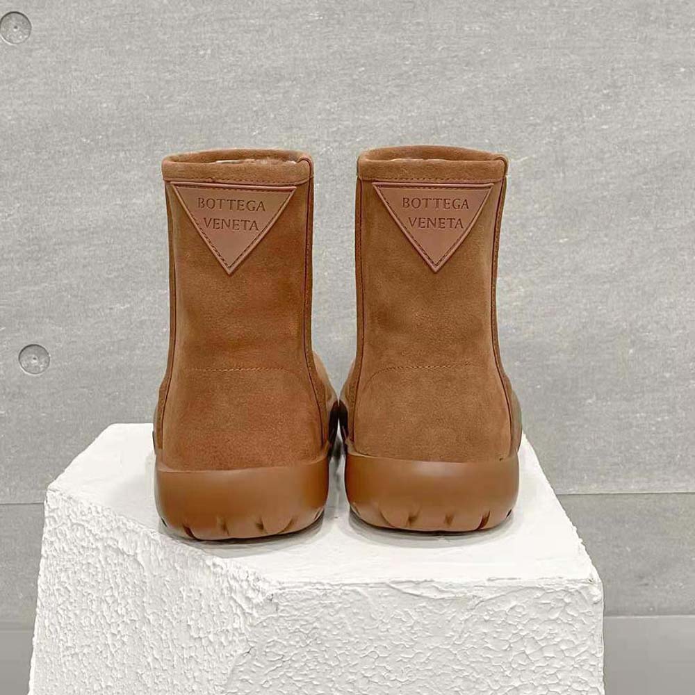 Bottega Veneta Unisex Snap Ankle Boot Realised in Shearling Calfskin - image 10
