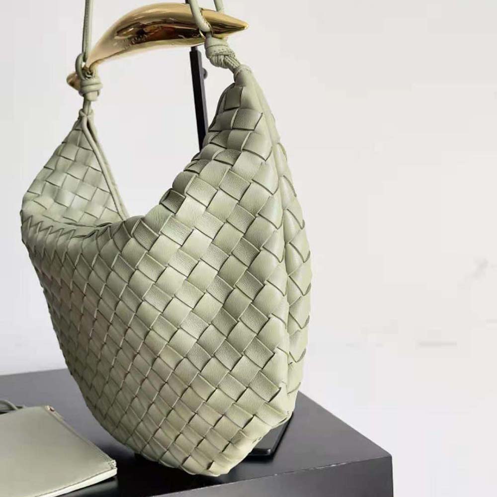 Bottega Veneta Women Medium Sardine in Supple Lambskin Leather-Green - image 4