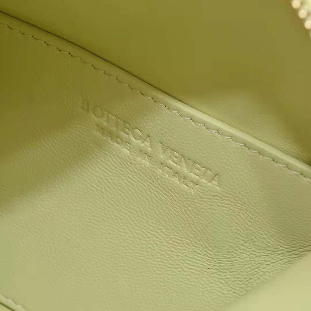 Bottega Veneta Women Mini Bauletto in Intrecciato Nappa Leather-Yellow - image 9