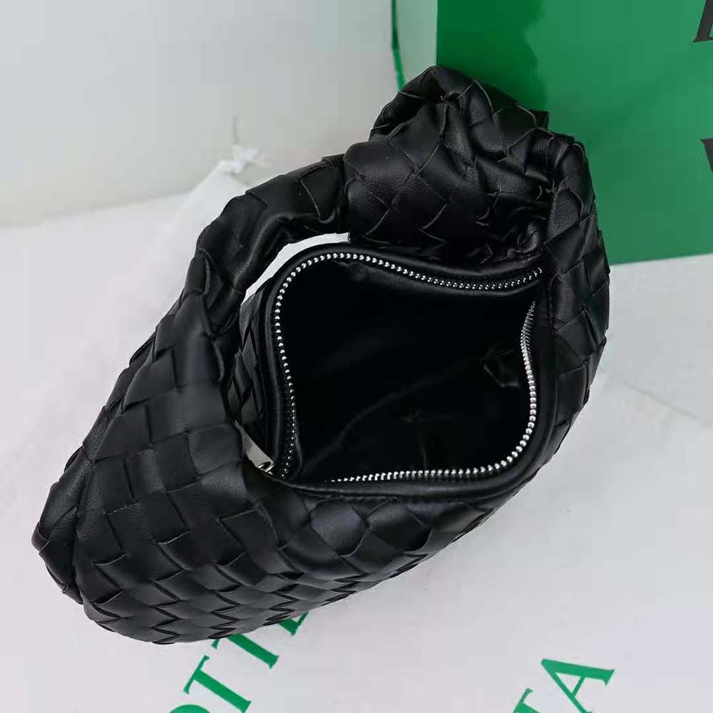 Bottega Veneta Women Mini Jodie in Lambskin Leather-Black - image 9