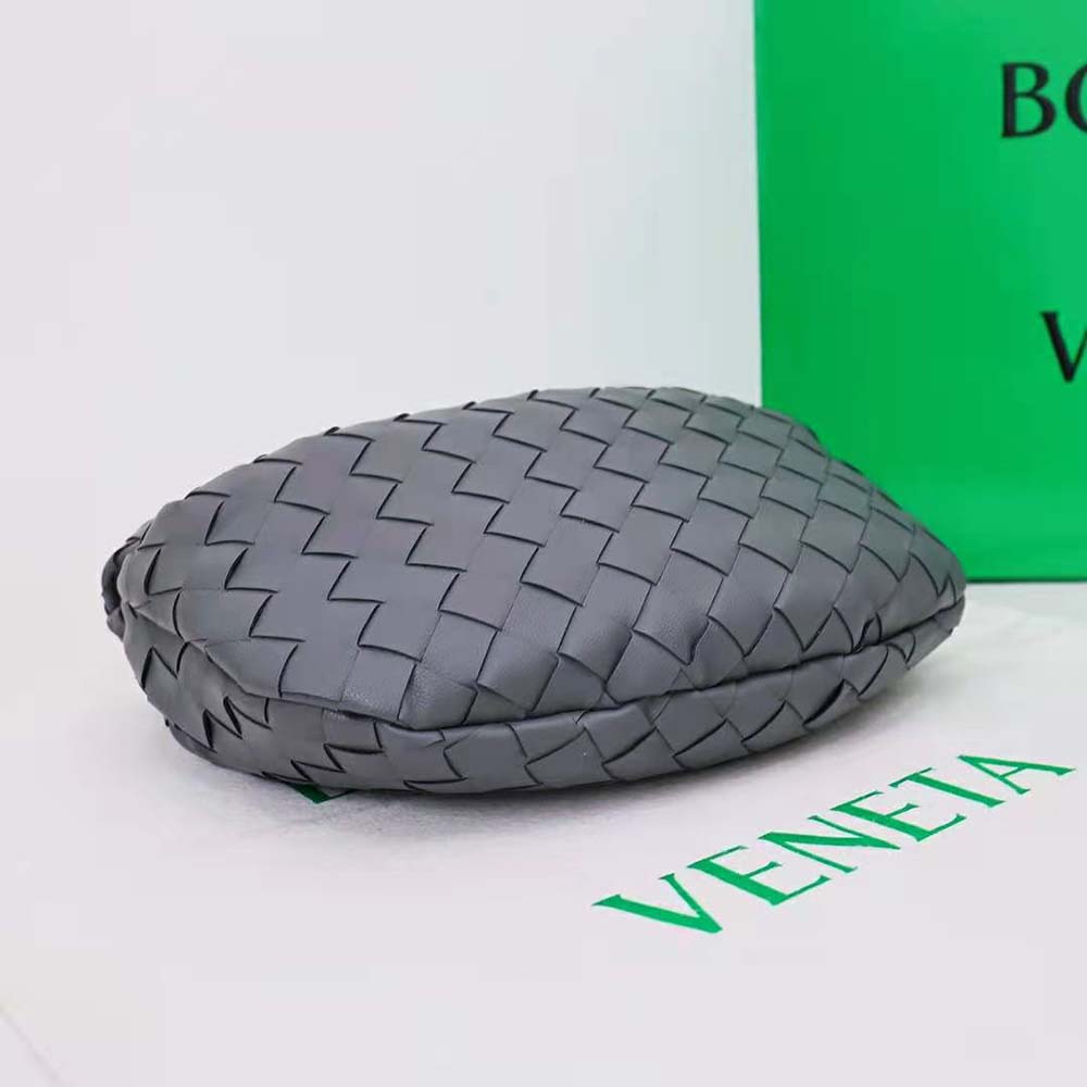 Bottega Veneta Women Mini Jodie in Lambskin Leather-Gray - image 5
