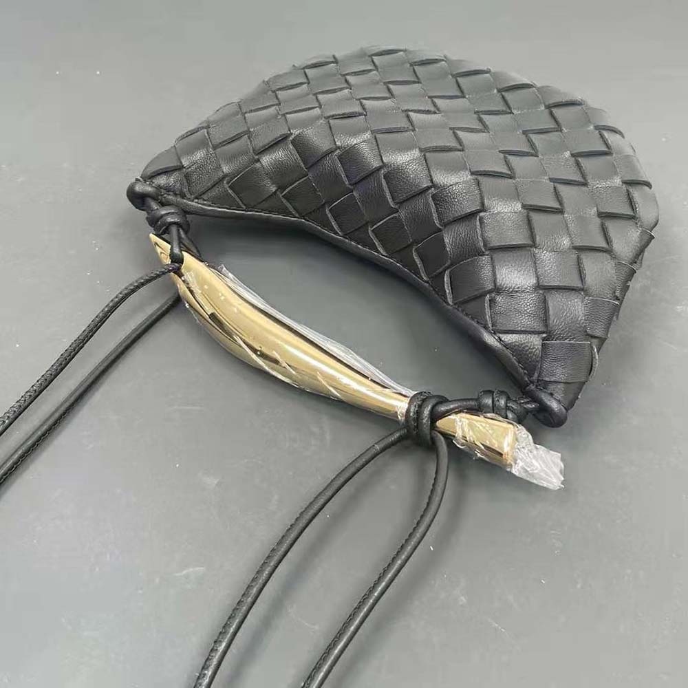 Bottega Veneta Women Mini Sardine in Supple Lambskin Leather-Black - image 4