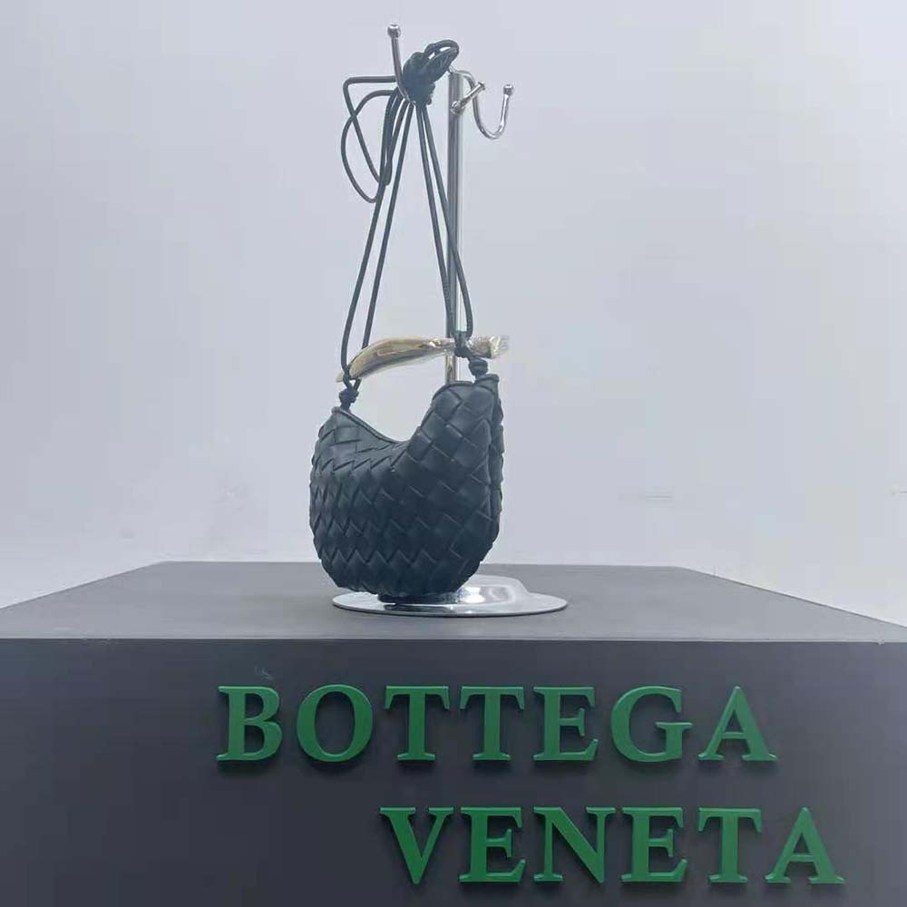 Bottega Veneta Women Mini Sardine in Supple Lambskin Leather-Black - image 5