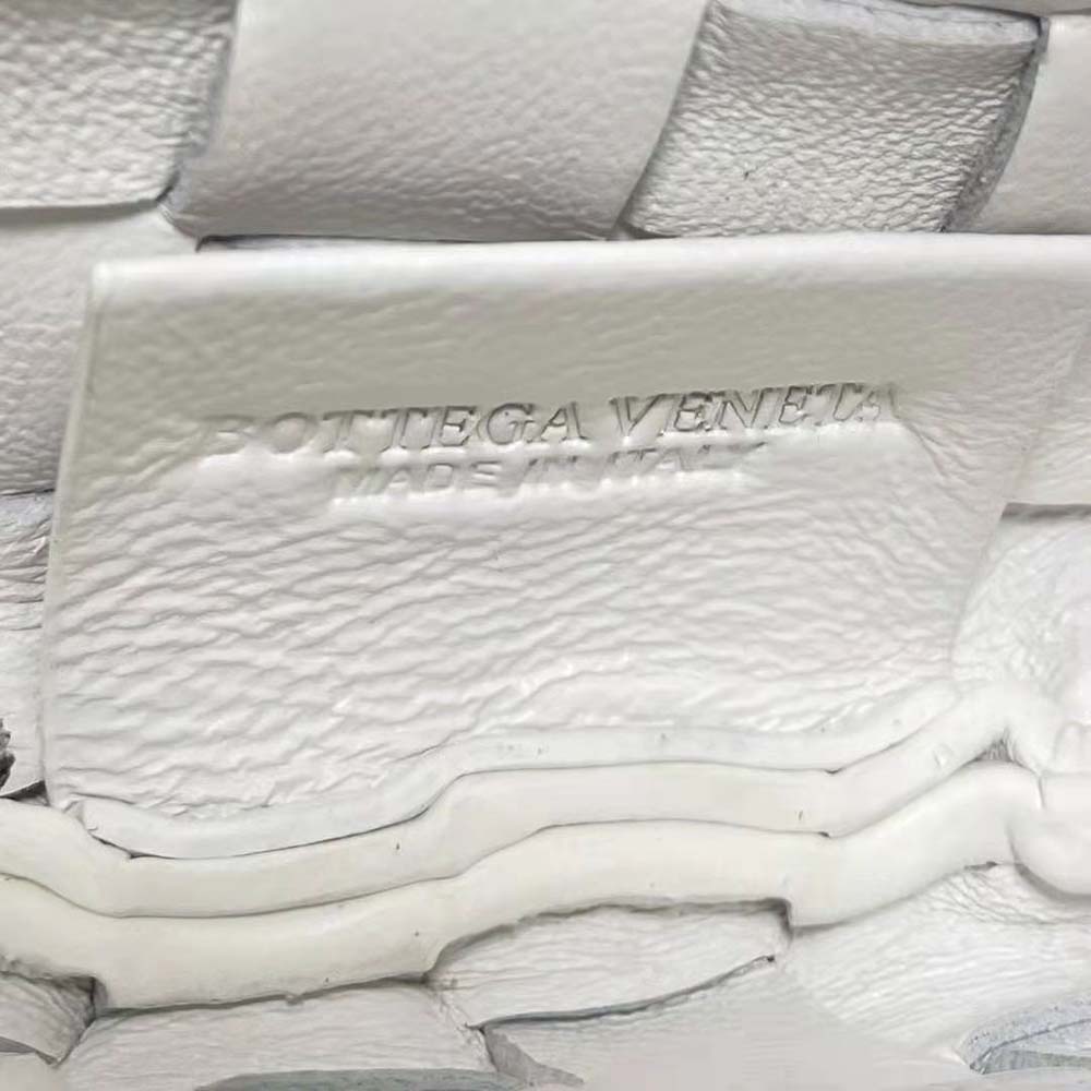 Bottega Veneta Women Mini Sardine in Supple Lambskin Leather-White - image 7