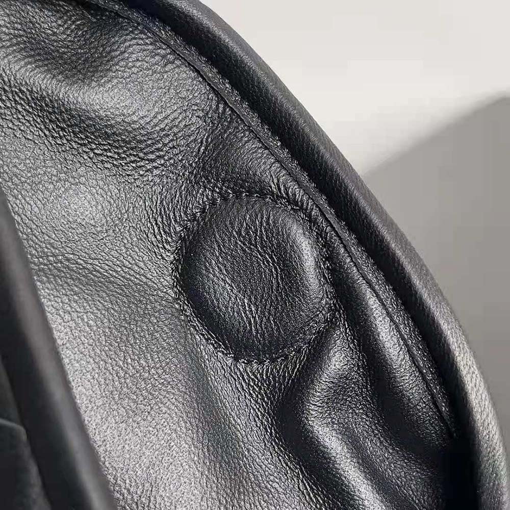 Bottega Veneta Women Small Hop with Intrecciato Craftsmanship in Calfskin Leather-Black - image 10