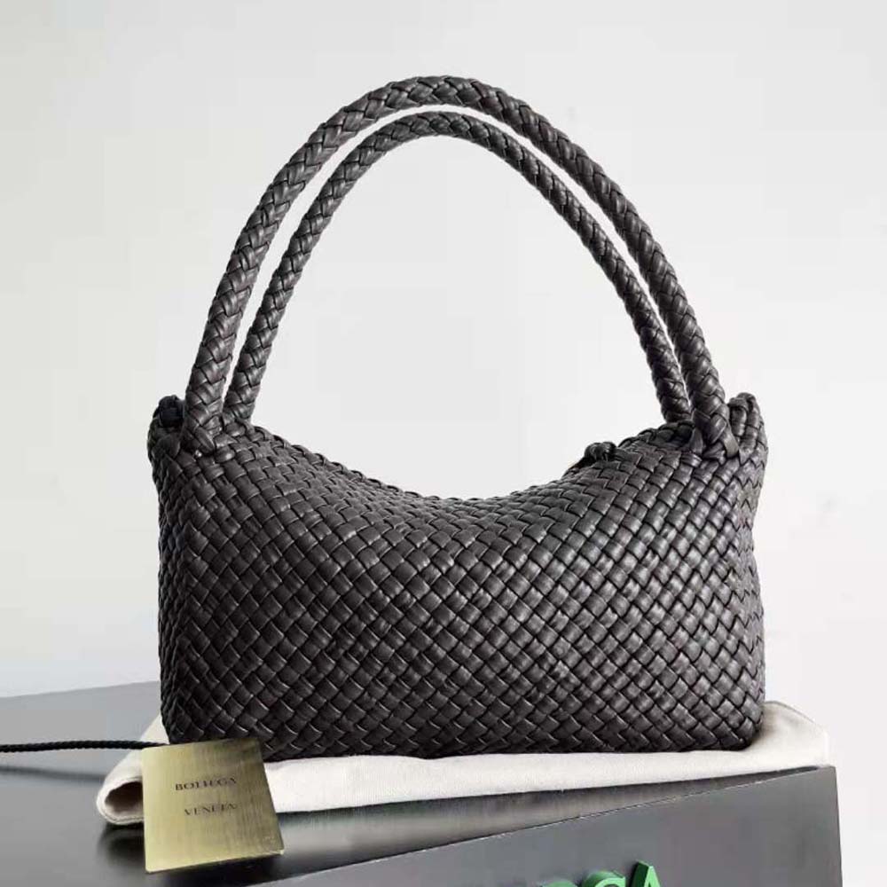 Side profile showing the compact silhouette of Bottega Veneta Women Tosca Bag