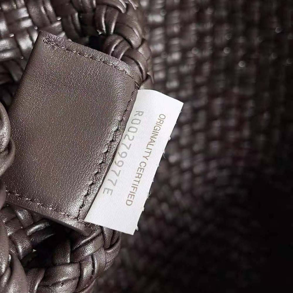 Bottega Veneta Women Tosca Shoulder Bag with Metallic Sphere Closure Woven-Tan - image 9