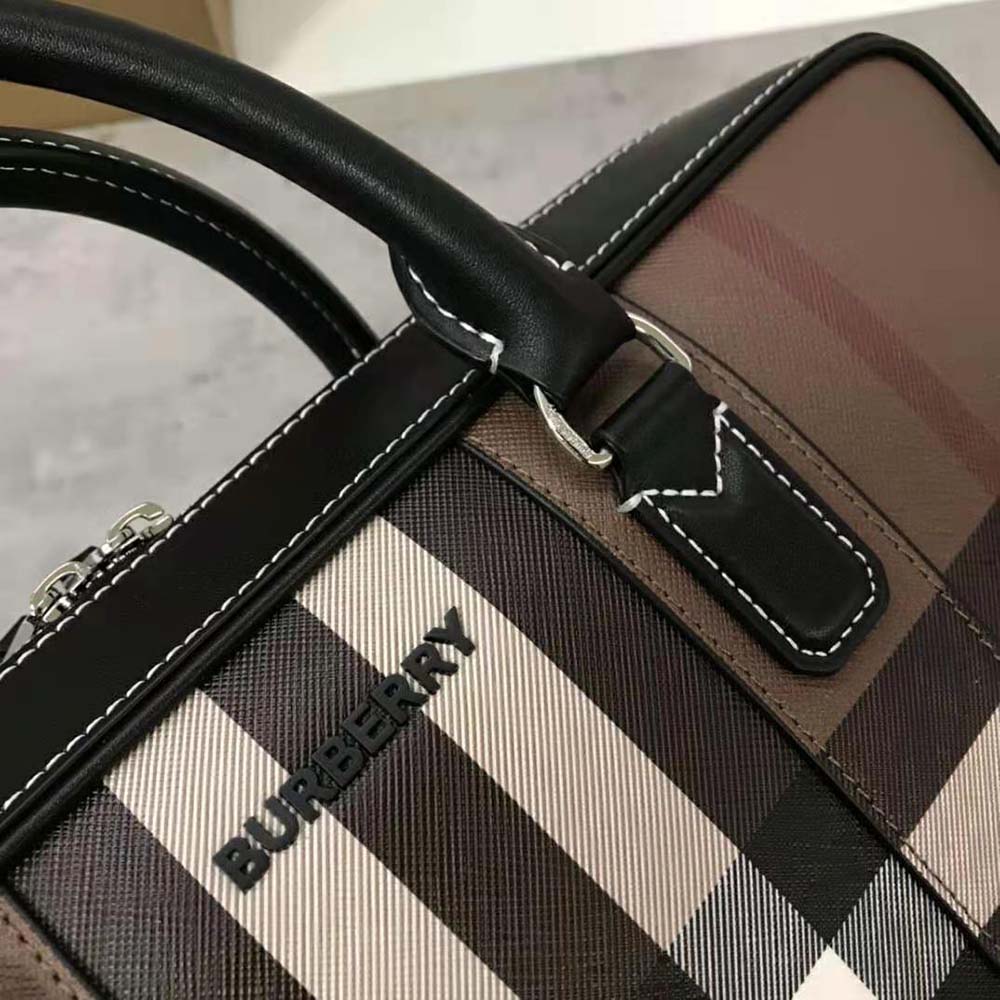 Burberry Men Ainsworth Briefcase-Brown - image 9