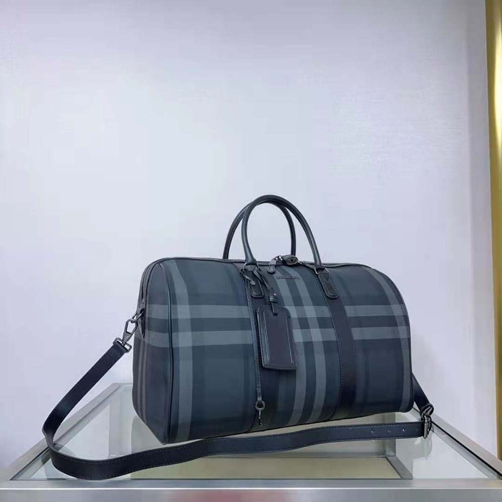 Burberry Men Boston Holdall-Gray - image 4