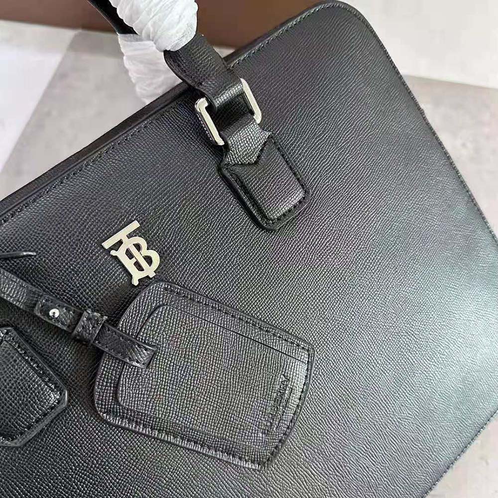 Burberry Men Slim Ainsworth Briefcase-Black - image 8
